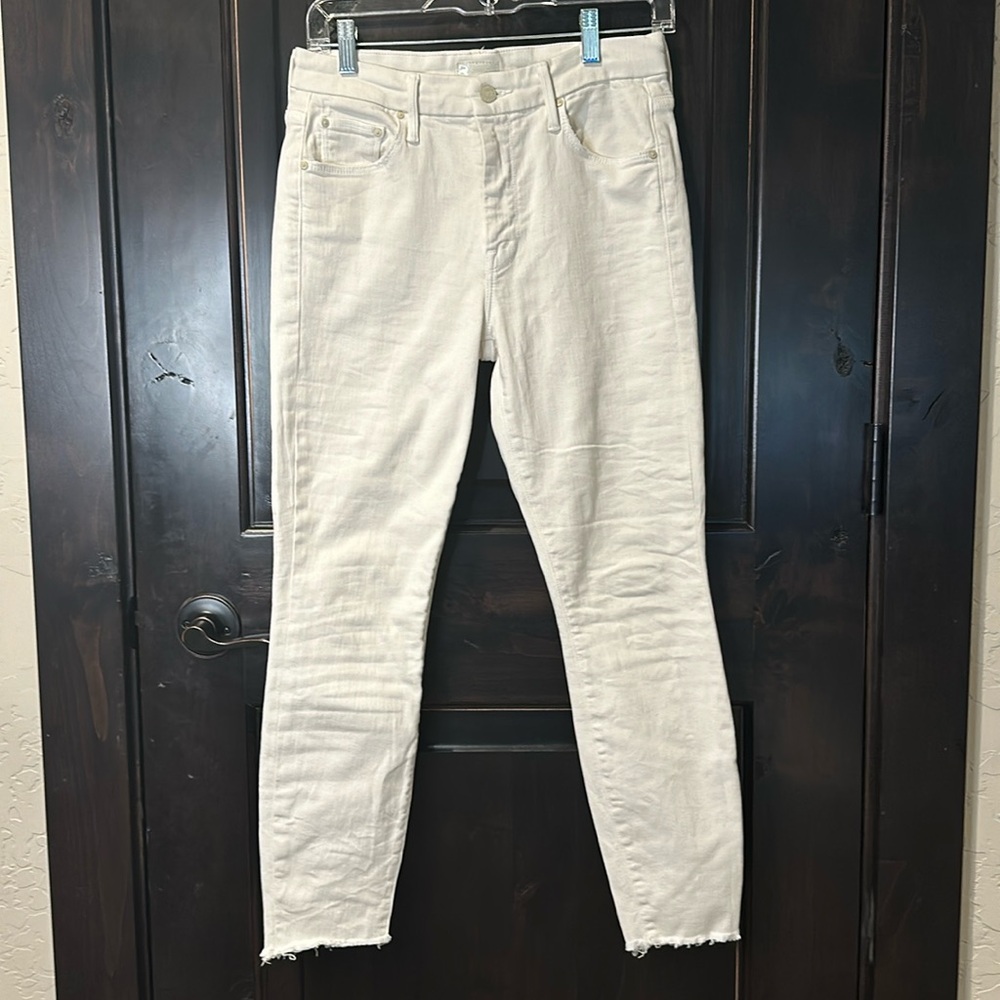 MOTHER The Looker Ankle Step Fray, Size 28